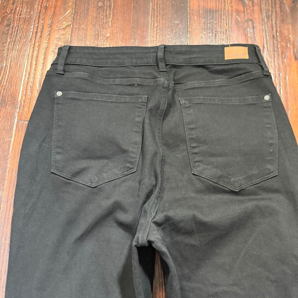 Judy Blue Jeans Womens 16W Black Bootcut High Rise Stretch Raw Hem Button Fly - Picture 3 of 14